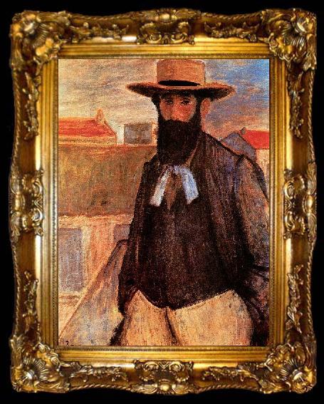 framed  Jozsef Rippl-Ronai Portrait of Aristide Maillol, ta009-2